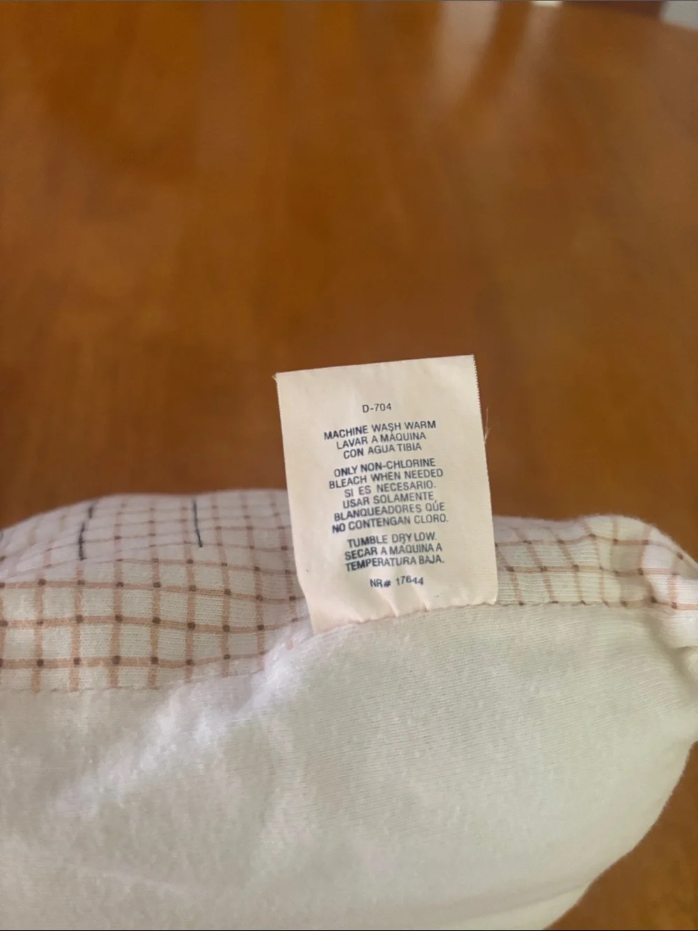 Vintage Dundee Natural Basics Baby pillow and Baby Pillow Door Hanger